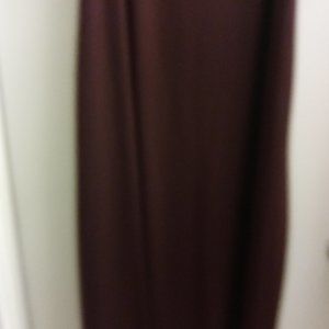 Burgundy shoulder out maxi dress